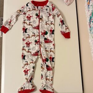 The Children's Place Red and White Holiday Pajamas